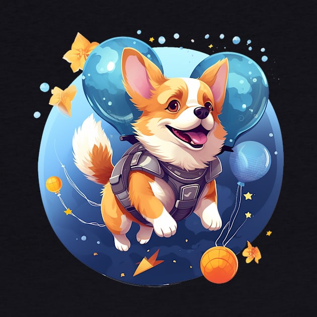 flying corgi by enzo studios